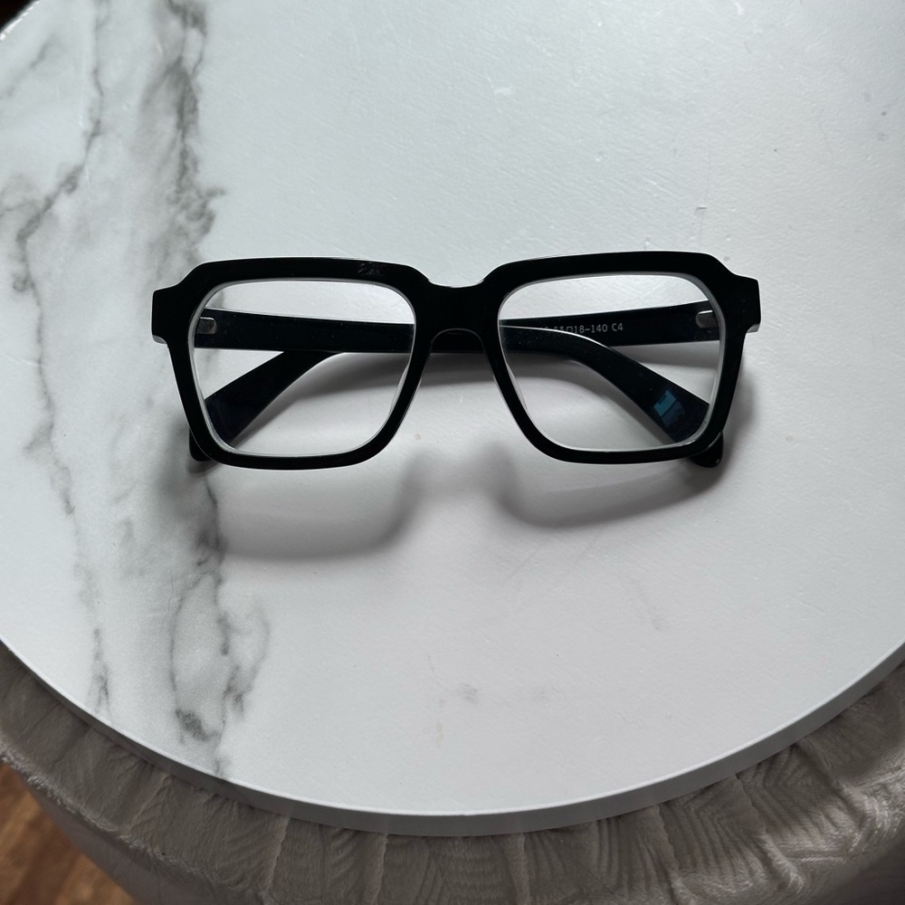 Stylish Black Square Glasses